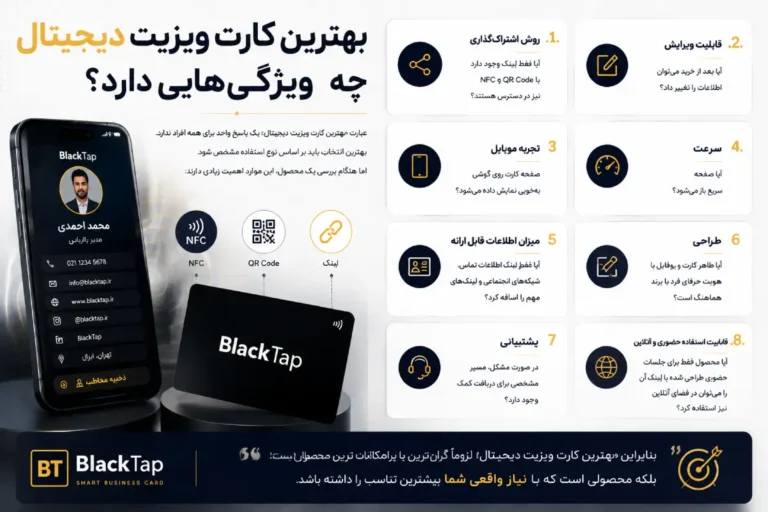 بهترین کارت ویزیت دیجیتال