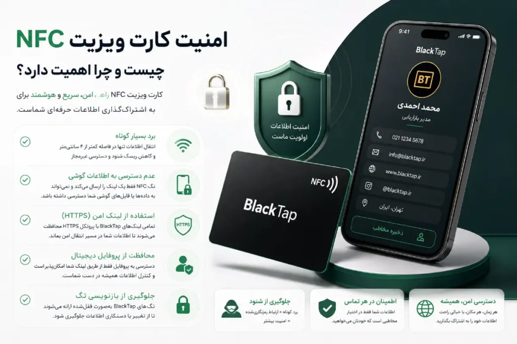 امنیت کارت ویزیت دیجیتال